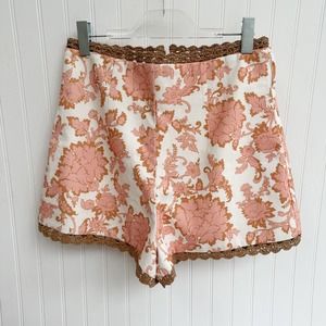 Zimmermann Postcard Floral Rosa Shorts Linen NWT